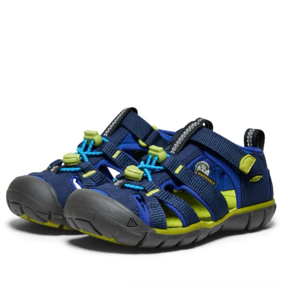Keen Little Kids’ Seacamp II blue water shoes